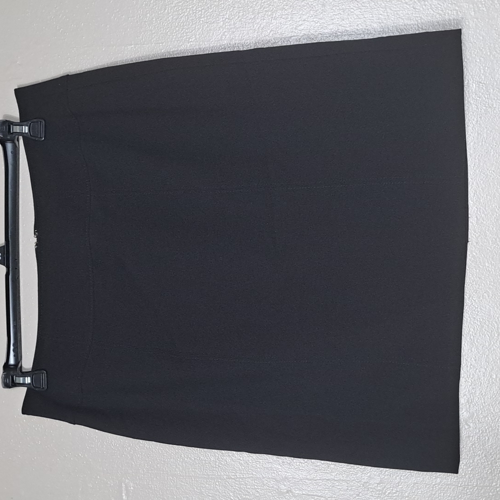 Worthington Lined Straight Black Skirt Sz. 14